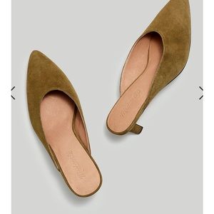 New Madewell suede mules ❤️